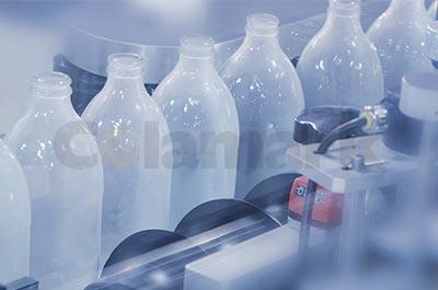 垂直輥子鏈?zhǔn)酱髨A瓶智能貼標(biāo)機