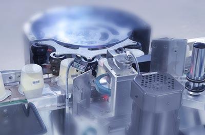 轉(zhuǎn)盤(pán)式智能立式圓周定位貼標(biāo)機(jī)